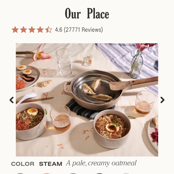 Our Place Always Pan & x2 Spruce Steamers - Picture 9 of 16